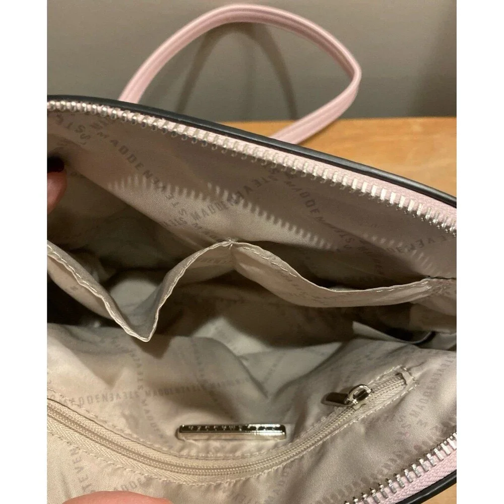 Steve Madden Crossbody Bag  Domed Soft‎ Pink Mauve Purse  Like New